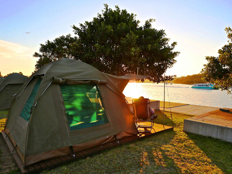 Deluxe Waterfront Camping Package