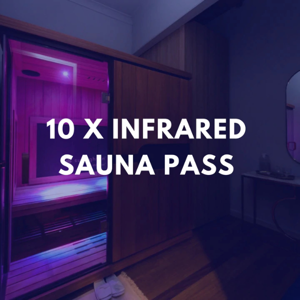 10 x Infrared Sauna Pass - 30mins