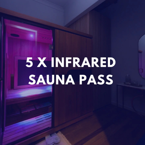 5 x Infrared Sauna Pass - 30mins