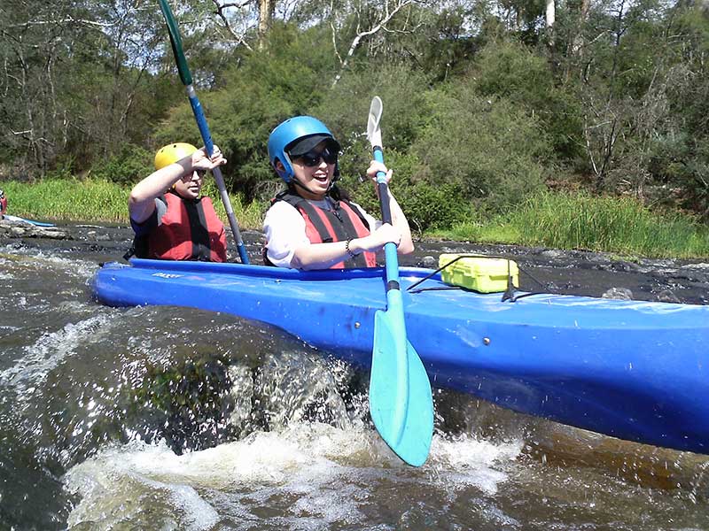 Full Day White Water Kayaking and Abseiling